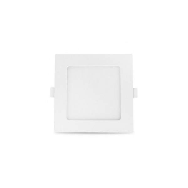 Plafonnier LED Blanc 145 x 145 mm 10W 3000K - Vision-el