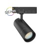 Spot sur Rail Triphasé Ø72 Noir CCT ajustable - Vision EL
