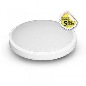 Plafonnier LED Blanc Ø330 24W 4000K GARANTIE 5 ANS - Vision EL