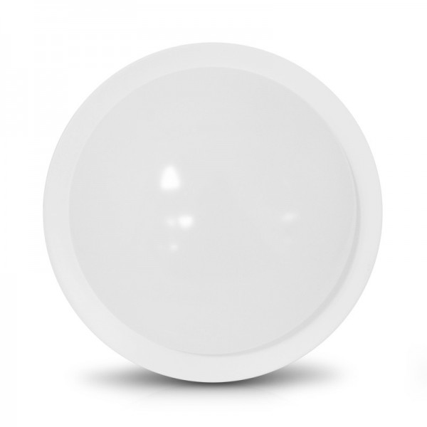 Plafonnier Blanc Ø190 12W 4000K + Détecteur RF - Garantie 5 ans - Vision EL