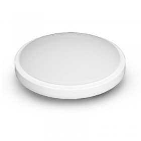 Plafonnier LED Blanc Ø280 18W 4000K + détecteur RF - Vision EL