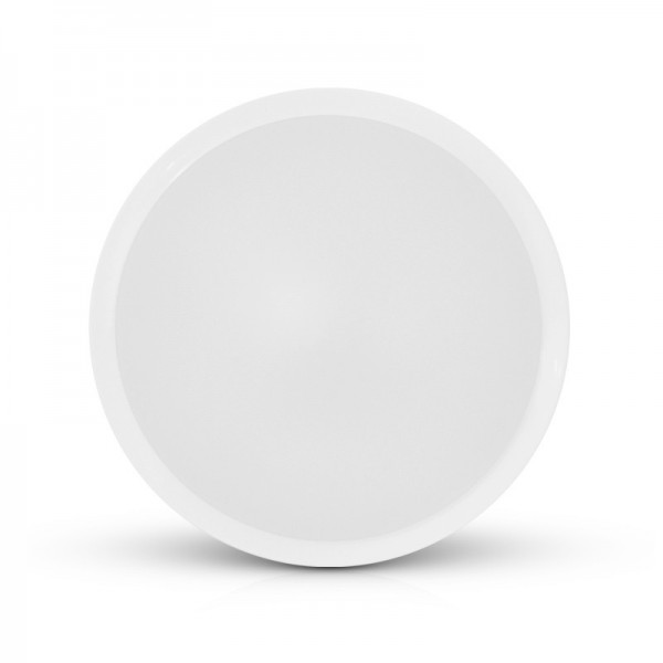 Plafonnier LED Blanc Ø330 24W 4000K + détecteur  - Vision EL