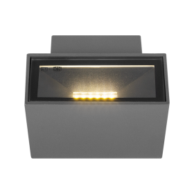 Applique extérieur CHILE - 2x3W - Anthracite - HOFFLIGHTS