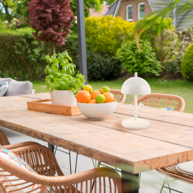 Lampe de table extérieur rechargeable MALMÖ - H20cm - HOFFLIGHTS