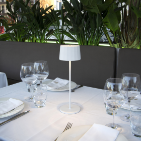 Lampe de table extérieur sans fil SWEDEN - Blanc - HOFFLIGHTS