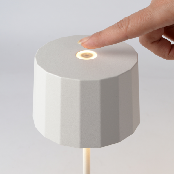 Lampe de table extérieur sans fil SWEDEN - Blanc - HOFFLIGHTS