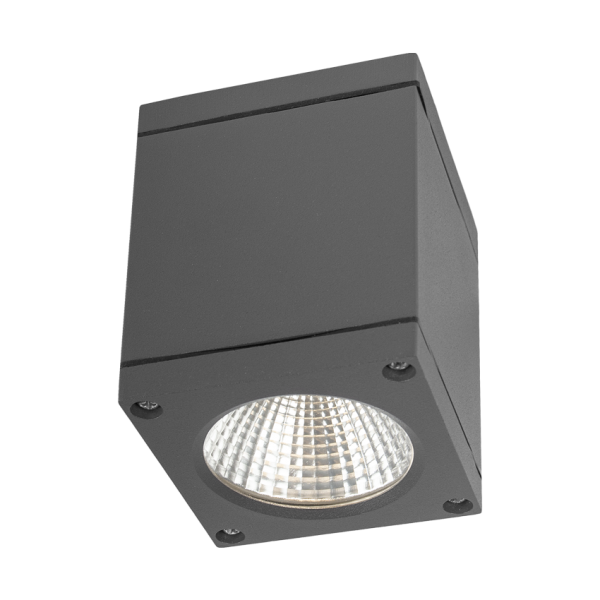 Plafonnier extérieur DENMARK - carre - Anthracite - HOFFLIGHTS