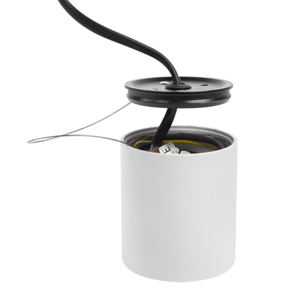 Plafonnier NEPAL 7 Round - Blanc/Noir - HOFFLIGHTS