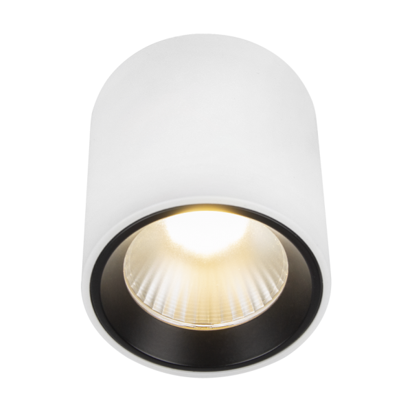 Plafonnier NEPAL 7 Round - Blanc/Noir - HOFFLIGHTS