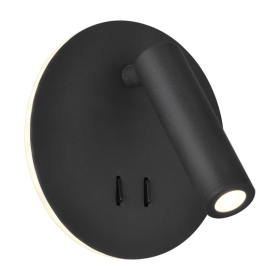 Applique LED ENGLAND - 9W - Noir - HOFFLIGHTS