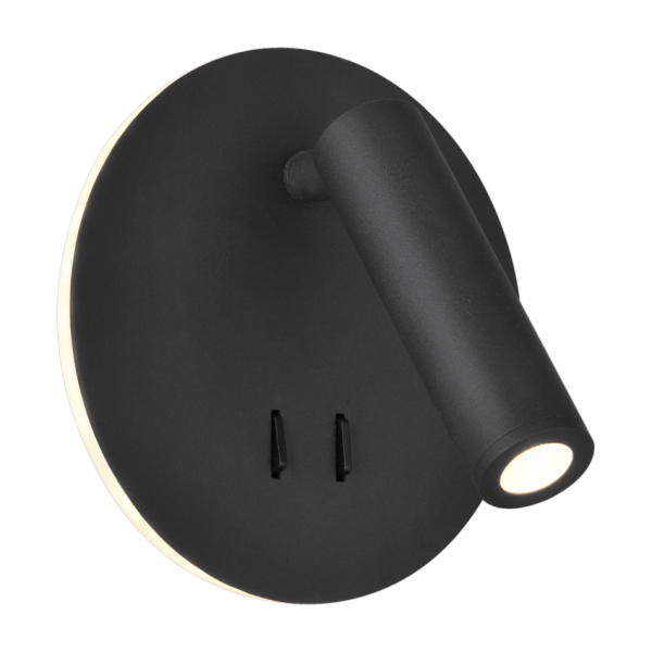 Applique LED ENGLAND - 9W - Noir - HOFFLIGHTS