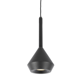 Suspension LED - BOLOGNA 7W - 3000K - Noir - HOFFLIGHTS