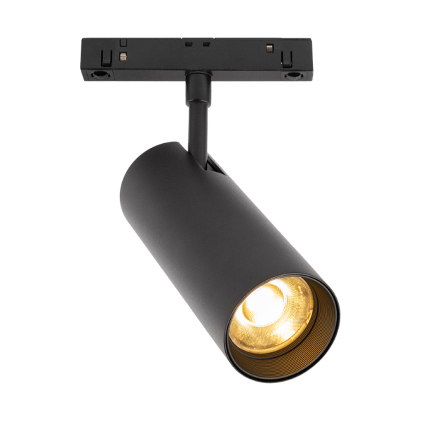 Projecteur sur rail 48V ASSEN - Noir - 20W - 3000K - HOFFLIGHTS