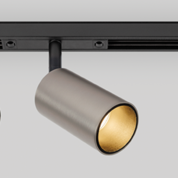 Projecteur sur rail 48V ASSEN COLORS - Nickel - 15W - 3000K - HOFFLIGHTS