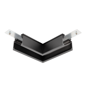 Raccord en L pour rail 48V SURFACE - gauche - Noir - HOFFLIGHTS