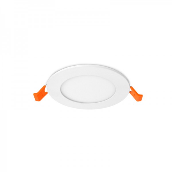 Plafonnier LED Blanc Ø120 6W 4000K - Vision-el