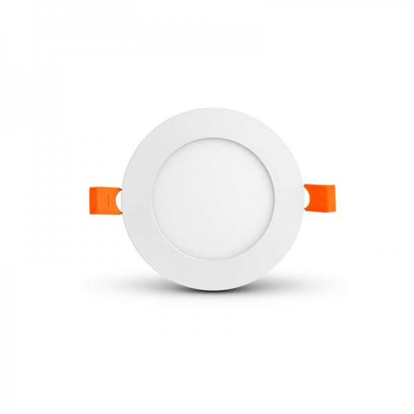 Plafonnier LED Blanc Ø120 6W 4000K - Vision-el