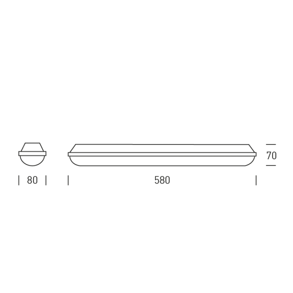 Etanche FINLAND Gris 20W 4000K - HOFFLIGHTS