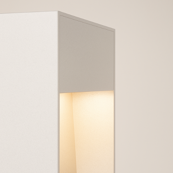 Borne LED STOCKHOLM - Hauteur 35cm - Blanc - HOFFLIGHTS