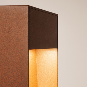 Borne LED STOCKHOLM - hauteur 60 cm - corten - HOFFLIGHTS