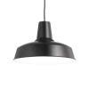 Suspension LED MOBY - Ø35cm - E27 - noir - IDEAL LUX