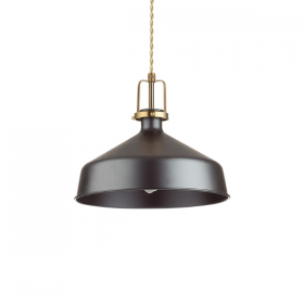 Suspension LED ERIS - Ø 33cm E27 - Noir - IDEAL LUX