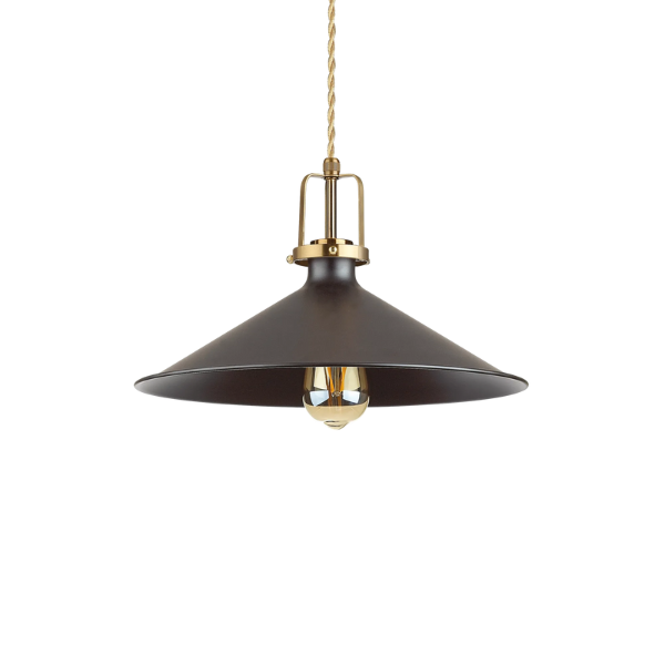 Suspension LED ERIS - Ø 36cm E27 - Noir - IDEAL LUX