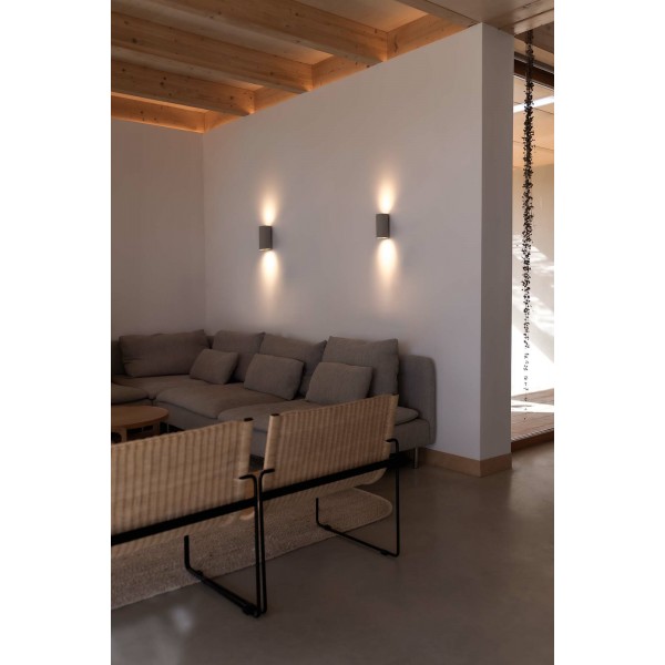 Applique LED SOLE - 15cm GU10 - Gris - FARO