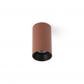 Plafonnier LED STAN - 10cm GU10 - Terracotta - FARO