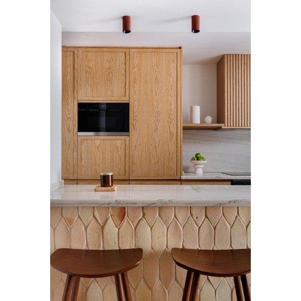 Plafonnier LED STAN - 10cm GU10 - Terracotta - FARO