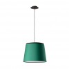 Suspension LED SAVOY - Ø 42cm E27 - Noir/Vert - FARO