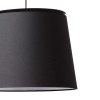 Suspension LED SAVOY - Ø 42cm E27 - Noir - FARO