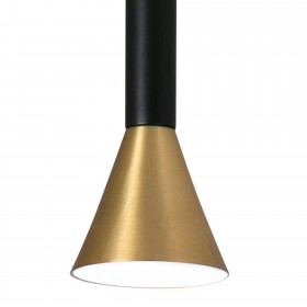 Suspension LED DANKA - Ø 6cm - Or satiné - FARO