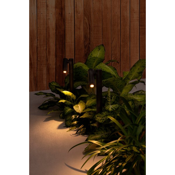 Projecteur sur piquet LED SPY - 43cm - Gris foncé - FARO