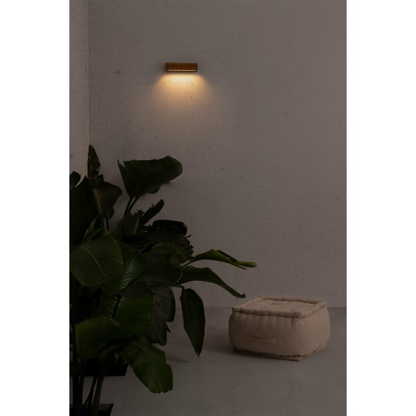 Applique LED LAKO - 22cm - Bois - FARO