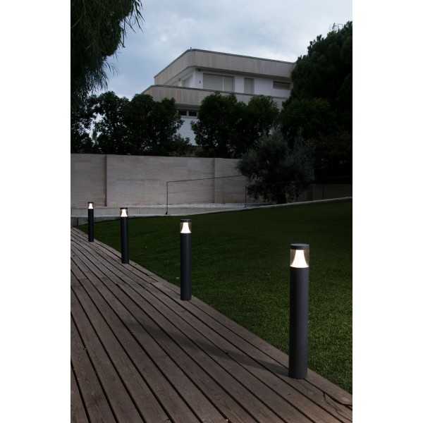 Borne LED PLIM - 65cm - Gris foncé - FARO