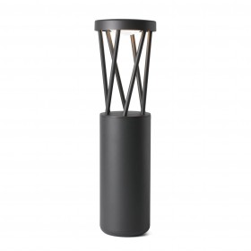 Borne LED TWIST - 50cm - Gris foncé - FARO