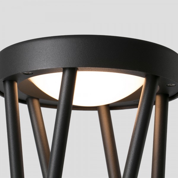 Borne LED TWIST - 50cm - Gris foncé - FARO