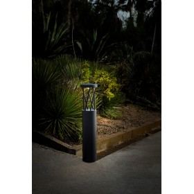 Borne LED TWIST - 50cm - Gris foncé - FARO