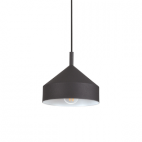 Suspension LED YURTA - Ø 21cm - Noir - IDEAL LUX