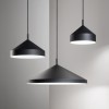 Suspension LED YURTA - Ø 21cm - Noir - IDEAL LUX