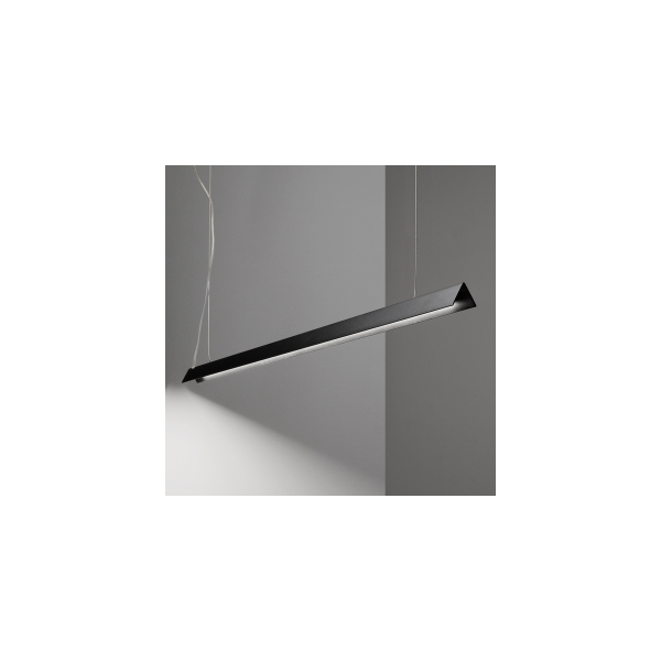 Suspension LED V-LINE - 110cm - Noir - IDEAL LUX