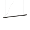 Suspension LED V-LINE - 110cm - Noir - IDEAL LUX