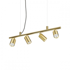 Suspension LED DYNAMITE - 76cm - Laiton - IDEAL LUX