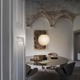 Suspension LED MAPA - Ø 40cm - Blanc - IDEAL LUX