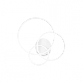 Plafonnier LED FRAME CERCHIO - 61 cm - Blanc - IDEAL LUX