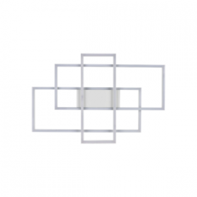 Plafonnier LED RETTANGOLO - 62cm - Blanc - IDEAL LUX