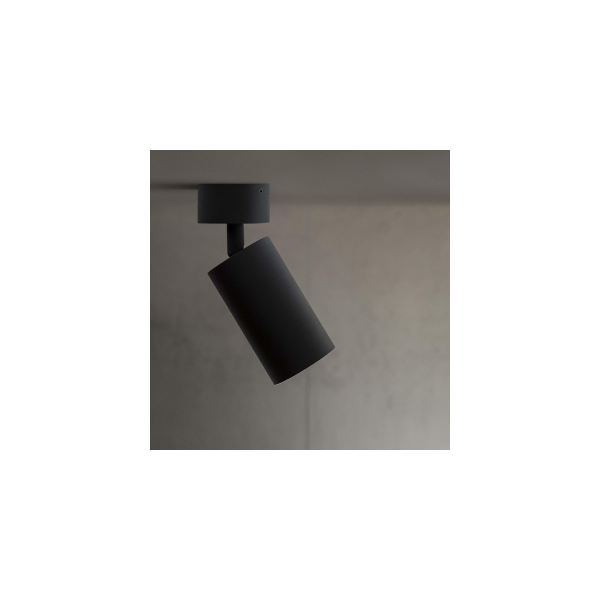 Plafonnier LED DYNAMITE Round - Ø 5,5cm - Noir - IDEAL LUX